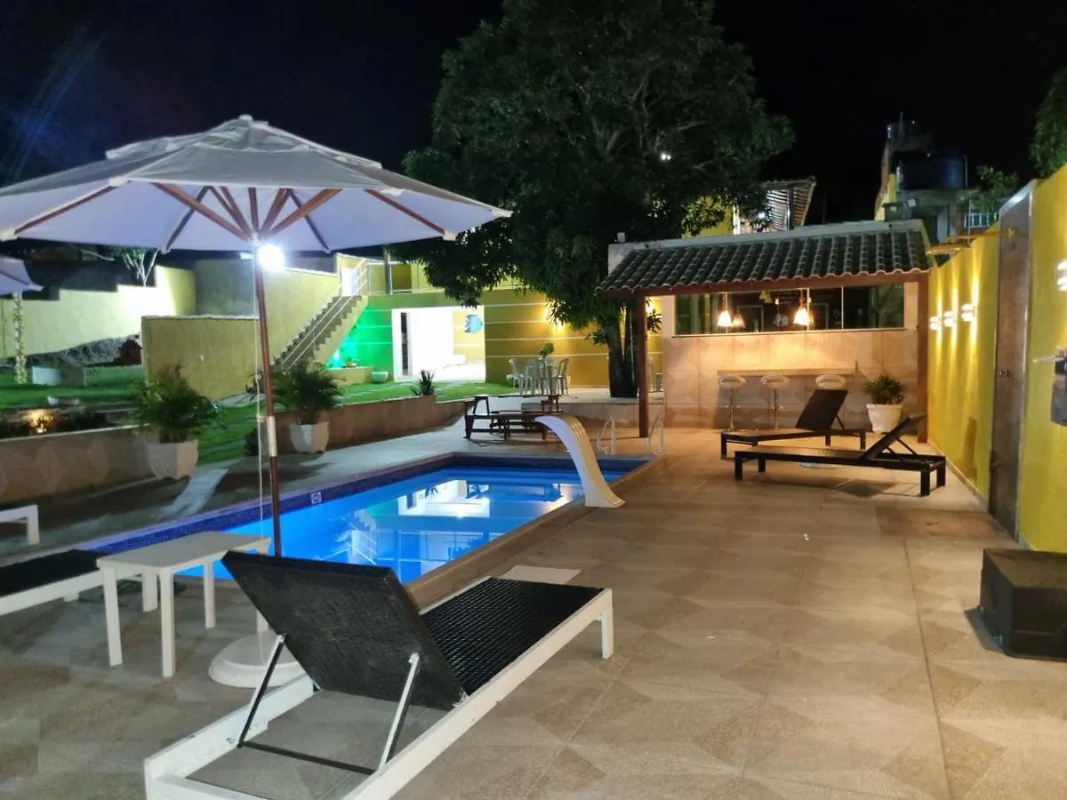 Casa de Férias Casa Amarela - Linda casa familiar com piscina na Reserva do Peró em Cabo Frio Vila