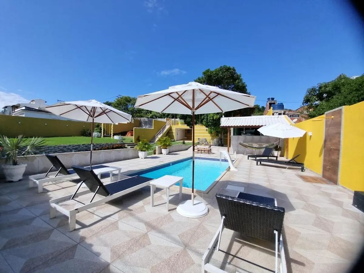 Casa Amarela - Linda casa familiar com piscina na Reserva do Peró em Cabo Frio Vila Brasil