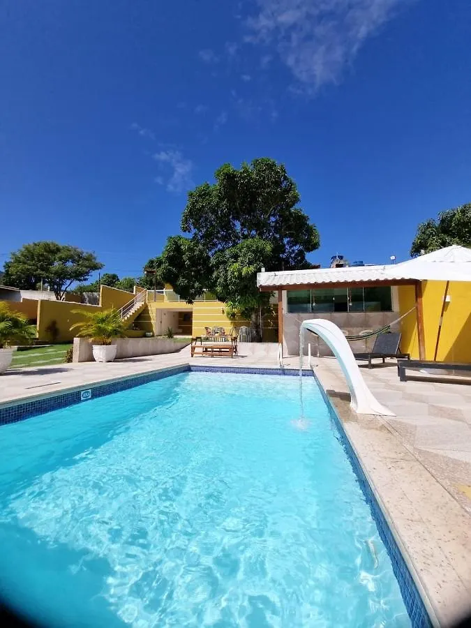 Casa de Férias Casa Amarela - Linda casa familiar com piscina na Reserva do Peró em Cabo Frio Vila Brasil